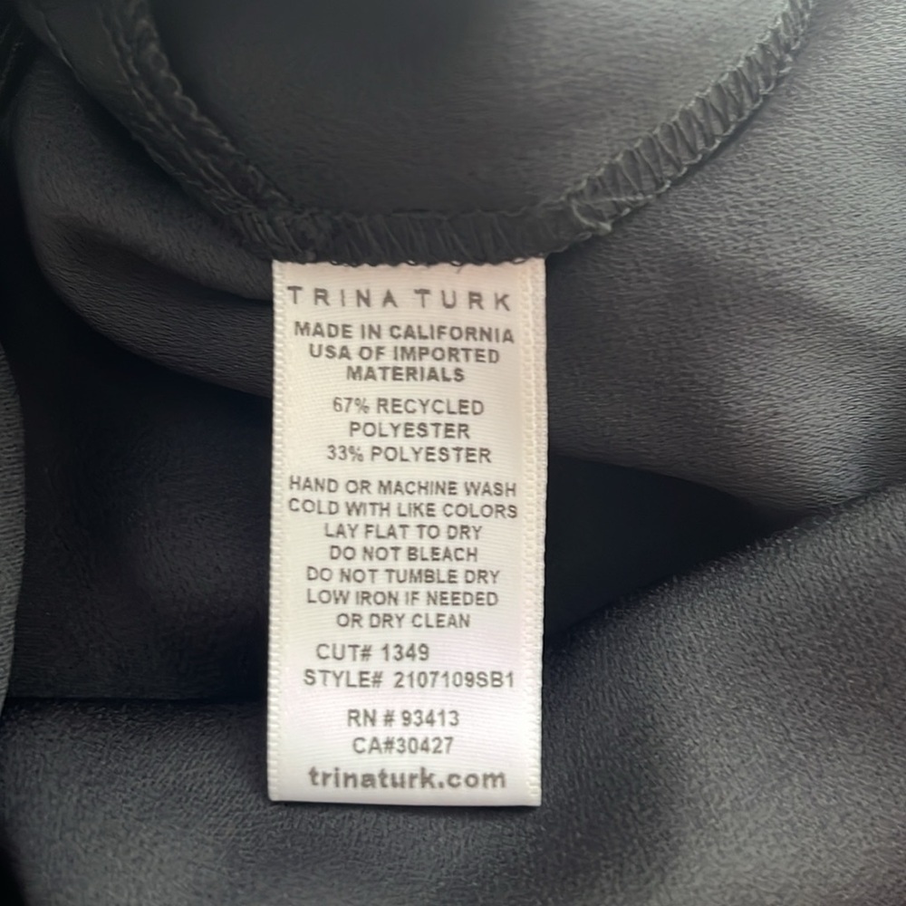 Trina Turk Sunset Top in Black Size S - Picture 9 of 10
